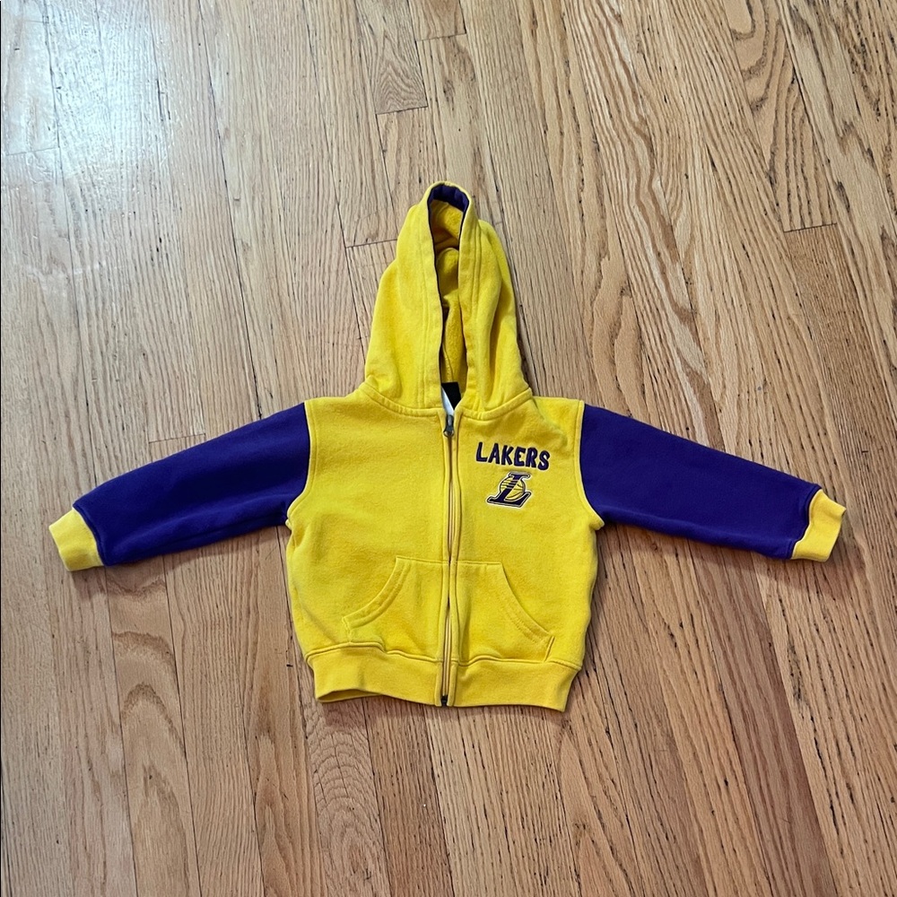 NBA Kids Hoodie in Yellow and Purple